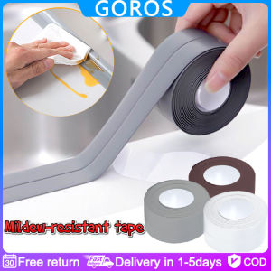 【in stock】 Original self adhesive anti mildew waterproof tape pvc sink bath sealing strip bathroom corner caulk strips shower sealant black / white