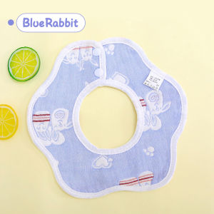 Payoe Celemek Slabber Bayi Penyerap Air Liur Lucu Bentuk Bunga Dapat Diputar 360 Derajat Baby Bibs