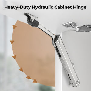 [SG] Heavy Duty Hydraulic Cabinet Hinge Randomly Stop Soft Adjustable Door Support Lift Up Door Cabinet Kitchen Hardware