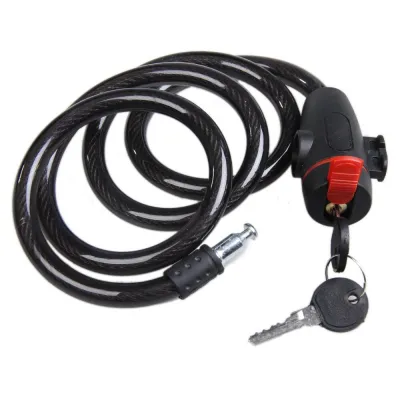 Promo Kunci Gembok Sepeda Anti Maling Cable Coil Lock Stainless Steel - TY588YZ ( BISA COD )