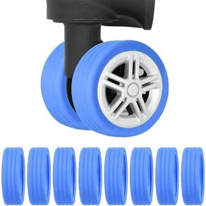 Silicone Vali du lịch Caster giày với im lặng âm thanh bánh xe Vali bảo vệ Bìa Xe đẩy hộp bánh Bìa phụ kiện