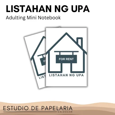 Estudio | Listahan ng Upa Rent Tracker Adulting Notebook