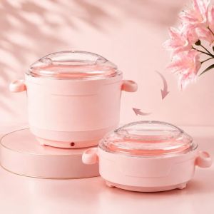 Purplesky Foldable Silicone Wax Warmer for Hair Removal Portable Wax Pot 500ml Capacity 16.9ozTravel Wax Pot Easy to Clean Wax Heater for Brazilian Bikini Eyebrow Leg Body Home Use