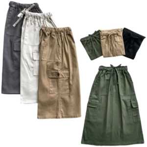 rok chinos cargo anak remaja tanggung/rok cargo anak perempuan terbaru 2024