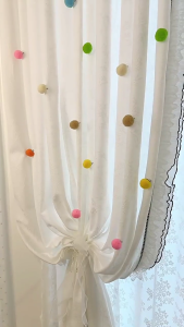 Pack Of 10 Colorful Pompoms Clip Plush Balls Safety Pin Curtain Clothing Embellishment Accessory For Wedding Decoration