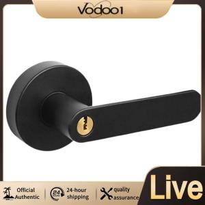 【Vodool】 Aluminum Alloy Handle Lock with Key for Room Office Bedroom Home Privacy
