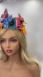 Ngày của cái chết hoa bướm headband cho lễ hội Dia de Muertos hairhoop âm nhạc Lễ Hội Phụ kiện phụ kiện tóc dùng cho tiệc tùng