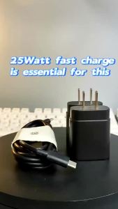 (HD1)SS 45/25W Super Fast Charger Head With Type C To USB-C Charging Cable Supports S20/21/22 A71/73 Kepala Pengecas Super Cepat SS 45/25W Dengan Kabel Pengecasan Dari Jenis C Ke USB-C Menyokong S20/21/22 A71/73