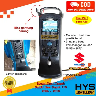 [COD] Bagasi Tengah SMASH New 2006 - 2010 - Penjepit dan Gantung Barang Variasi Aksesoris Motor SUZUKI Bahan Besi Kuat