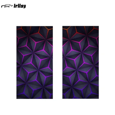 iriisy 2Pcs Car Stickers B Pillar Center Column Covers DIY Scratch Resistant Decoration Sticker Waterproof