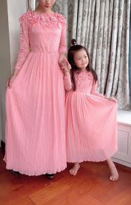 Longdress Panjang Anak Perempuan Brukat / Dress Panjang Anak Fashion 2003 Jessie Collection
