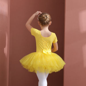 Váy Múa Ba Lê Cộc Tay KIDSBALLET Váy Múa Liền Lưng Dây Đầm Múa Ba Lê Cho Bé Đầm Múa Cho Bé Váy Múa Cho Bé Đầm Khiêu Vũ