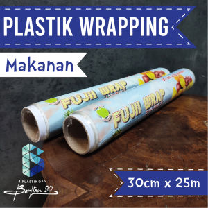 FUJII WRAP PLASTIK WRAP 30CM X 25 METER . FOOD WRAP FOOD WRAPPING ROLL PLASTIK BUAH PLASTIK WRAPPPING