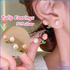 Need. Korean Vintage Tulip Earrings Jewelry Accessories Women 925 silver