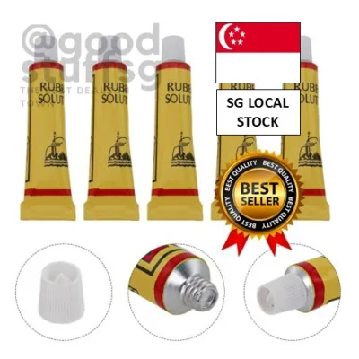 [SG FREE ] 5× Bicycle Motorcycle Tire Tube Patching Glue Cement Adhesive Puncture Repair