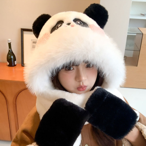 Headgear Cap Cute Hat Scarf Multifunction Comfort Super Cute Protection Young People Fashion