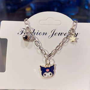 Sanrio Bell Bracelet girlfriends gift Kuromi Cinnamon Bracelet high-value cartoons adjusted popular accessories.