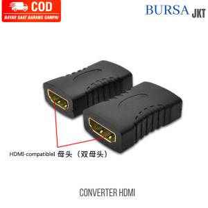 KONEKTOR SAMBUNGAN HDMI LURUS FEMALE TO FEMALE