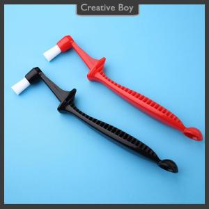 [Creative] 1PC Coffee Brush Espresso Coffee Machine Cleaning Brush Long Handle Integrated Two-In-One With Spoon Cleaning Nylon Brush