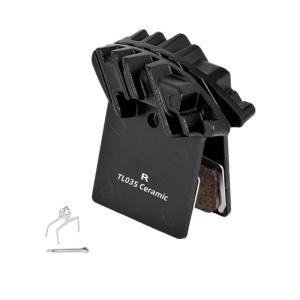 High Friction Bicycles Brake Pad With Cooling Fin Durability Disc Brake Pad Suitable for Various Terrains