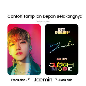 Photocard NCT Dream GLITCH MODE Hologram 2 Sisi - Fotocard Premium Merch Kpop Unofficial