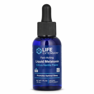 Life Extension Fast-Acting Liquid Melatonin 3mg 59ml Citrus-Vanilla | Sleep Support Dietary Supplement