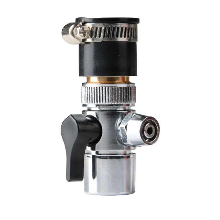 MOQIA Pipe 9.5mm Faucet Fittings 3/8“ Alloy Diverter Tube Connector ...