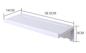 Self-Adhesive Multipurpose Floating Bathroom Shelf/ Platform Max Hold 5Kg  Phone Stand BTO Offer