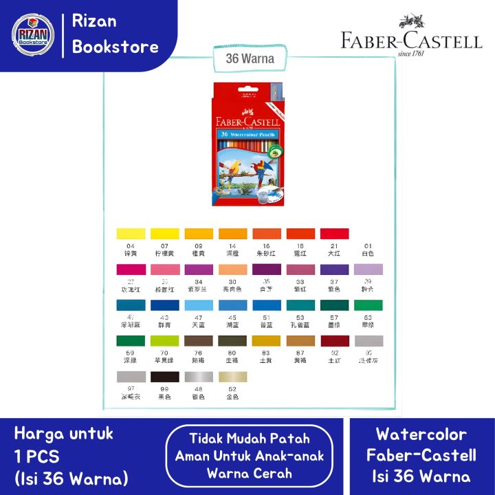 %5BFABER%20CASTELL%5D%20Pensil%20Warna%20Cat%20Air%20/%20Watercolor%20Pencil%20Isi%2036%20Warna%20Panjang%20-%20Image%204