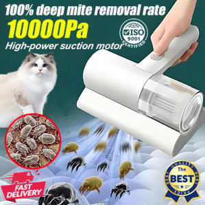 【Penyingkiran hama dalam】4in1Cordless Vacuum Cleaner Powerful suction with 10000 Pa Wireless Dust mite vacuum cleaner UV99.9% Mite Remover Anti-dust Mites for Bed Mattress Vacuum Bed/Sofa/Car Vacuum dust mite Rechargeable 除螨仪 除螨吸尘器 Vakum 螨虫吸尘器
