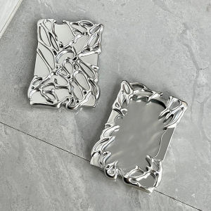 YAFEN Original Design Electroplate Plasitic Frame Kpop Idol Photocard Holder Creative 3 Inch Photo Card Holder Photo Sleeve