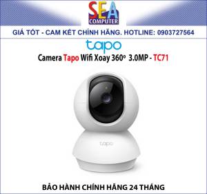 Camera Tapo Wifi Xoay 360 độ 3.0MP - TC71