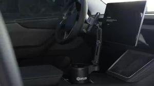 DYLEN Cup Holder Phone Holder for Car 2 in 1 Cup Holder Phone Mount with Adjustable Base Long-Arm Supports 360 ° Rotation Car Phone Holder Compatible with All Phones Anti-Slip&No Shake Design
