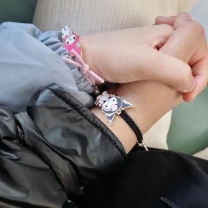 2Pcs/Couple Bracelets Sanrio Magnetic Bracelet Cute Cartoon Magnetic Friendship Bracelets for Women Accessories Girls Best Friend Gift