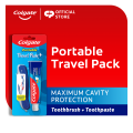 Colgate Portable Travel Toothbrush with Colgate Regular Toothpaste 37g. 