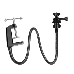 Webcam Stand Enhanced Flexible Desk Mount with Jaws Clamp Clip Gooseneck Webcam Holder for Webcam C930e C930