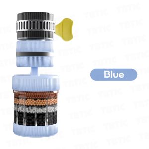 DAILYGO Faucet Filter 6 Layer Filtration 360 Degree Splash-proof Shower Tap Water Filter Kitchen Purifier