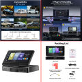 GEARELEC CP8 จอติดรถยนต์แบบพกพาขนาด 6.2 นิ้ว พร้อม Bluetooth 5.2 CarPlay และ Android Auto Mirrorlink เครื่องรับสัญญาณสเตอริโอในรถยนต์พร้อมเครื่องส่งสัญญาณ FM Bluetooth AUX Out USB TF. 