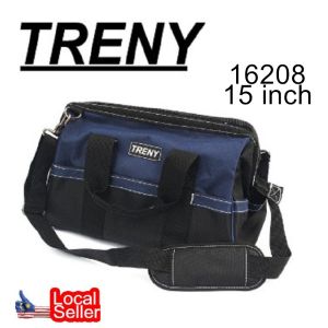 TRENY Tool Kit Canvas Wear-resistant Extra Thick Electrician Maintenance Vehicle Woodworking Special Site Large Capacity Male Canvas Bag