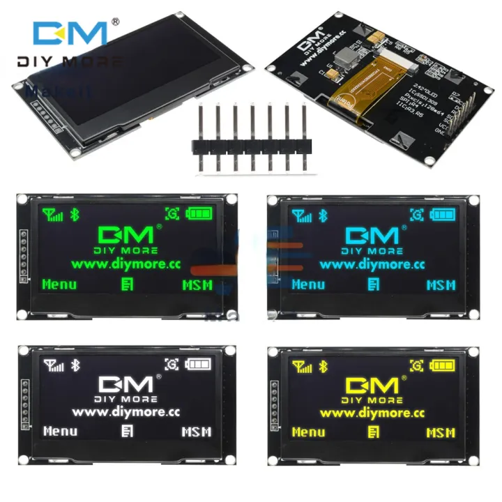 [100% original] diymore 2.42 inch 2.42" OLED Display Module 128x64 LCD ...