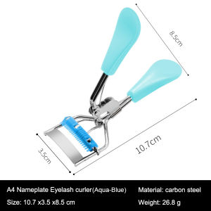 🔥Dream Poem👍Chrome Belt Comb Eyelash Curler Lash Curler Edge False Eyelashes Auxiliary Curler Long-lasting Curling Eye Beauty Makeup Tool