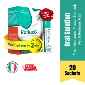 AIPHARMA RefluxG Multi Action Sachets (10ml x 20s) | GERD Acid Reflux Heartburn Gastric Liquid