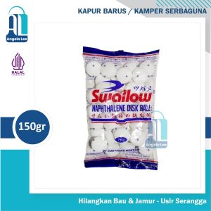 Swallow Naphthalene Disk Ball Kamper Kapur Barus Putih usir Ngengat