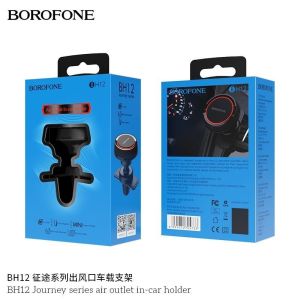 Giá đỡ điện thoại gắn khe máy lạnh xe hơi Borofone BH8/BH6/BH12 (BR). gắn khe máy lạnh xe hơi ô tô