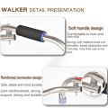 【Local shipment】Adjustable Reciprocal Walker Adult Walker Adjustable Lightweight Foldable Walker For Elderly Adult Adjustable Lightweight Foldable Stainless Steel Multi-functional Crutches Canes Toilet Armrest Health Accessories Lower Limb Training. 