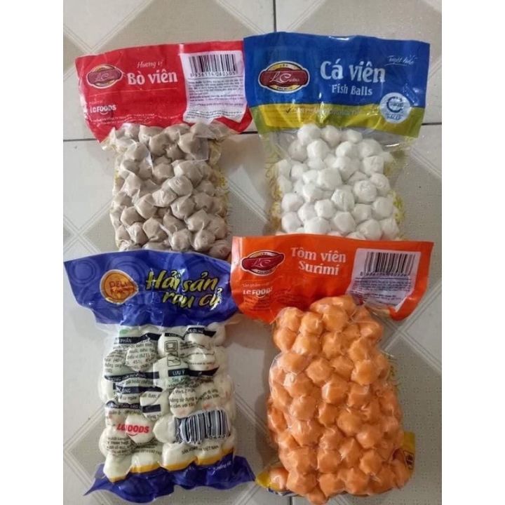 VIÊN XIÊN, VIÊN CHIÊN, VIÊN THẢ LẨU CÁC LOẠI CÁ, BÒ, RAU CỦ, TÔM ...