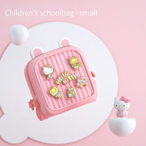 Hello Kitty Bag Childrens Travel Backpack DIY Pattern Spine Protection Kindergarten Backpack Babys Backpack