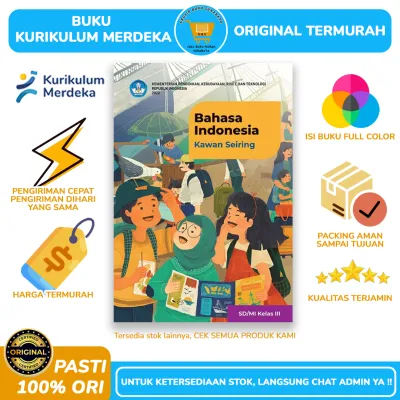 Buku Bahasa Indonesia kelas 3 SD - Buku Paket Siswa - Kurikulum Merdeka