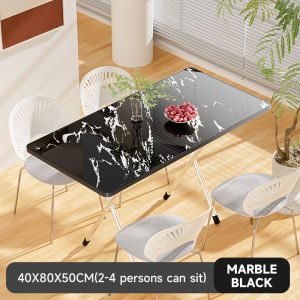 DIODIY Folding Dining Table Computer Table Portable Desk MultiPurpose Simple Small Table Household