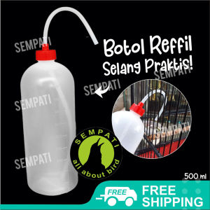 SEMPATI Botol Selang Air Minum Burung 500 Ml Asena 1 MIXBREED1